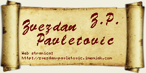 Zvezdan Pavletović vizit kartica